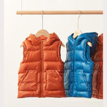Hot Sale Warm Outdoor Sport Boys Girls Sleeveless Winter Kids Down Vest